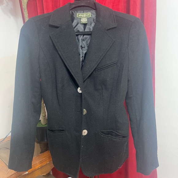 Eddie Bauer Jackets & Blazers - 94% wool Eddie Bauer Black Petite Blazer